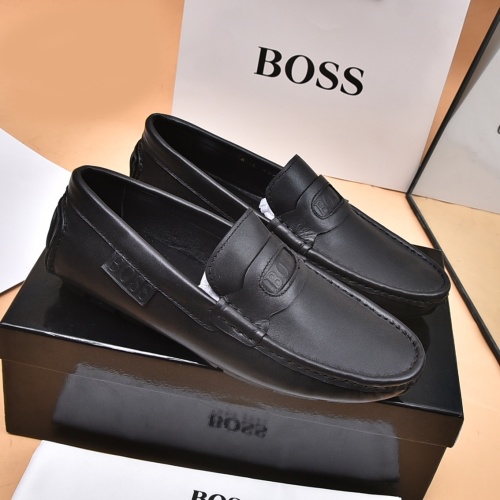 Boss Leather Shoes For Men #1179114 $80.00 USD, Wholesale Replica Boss Leather Shoes