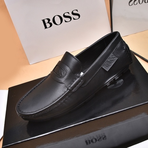 Replica Boss Leather Shoes For Men #1179114 $80.00 USD for Wholesale