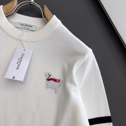 Replica Thom Browne TB Sweaters Long Sleeved For Men #1179232 $76.00 USD for Wholesale