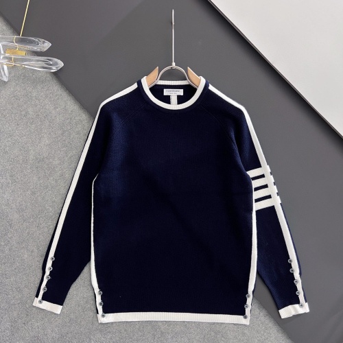 Thom Browne TB Sweaters Long Sleeved For Men #1179237 $76.00 USD, Wholesale Replica Thom Browne TB Sweaters