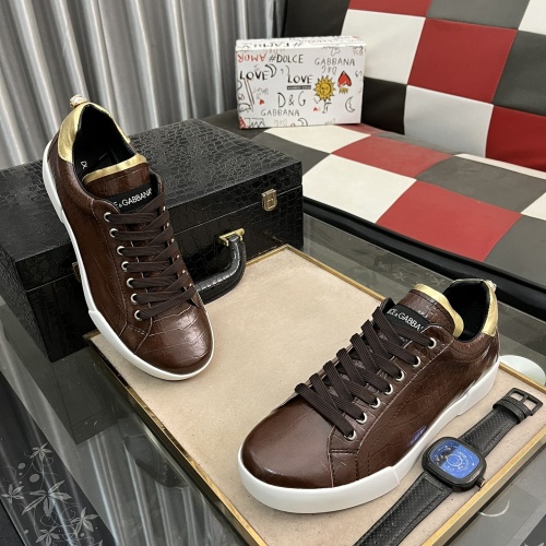 Replica Dolce & Gabbana D&G Casual Shoes For Men #1179258 $76.00 USD for Wholesale