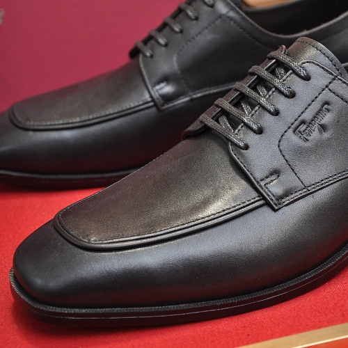 Replica Salvatore Ferragamo Leather Shoes For Men #1179329 $108.00 USD for Wholesale