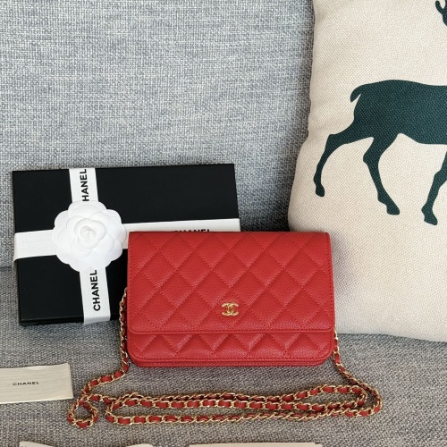 Chanel AAA Quality Messenger Bags In Gold For Women #1179491 $158.00 USD, Wholesale Replica Chanel AAA Quality Messenger Bags