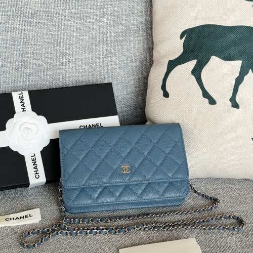 Chanel AAA Quality Messenger Bags In Silver For Women #1179500 $158.00 USD, Wholesale Replica Chanel AAA Quality Messenger Bags