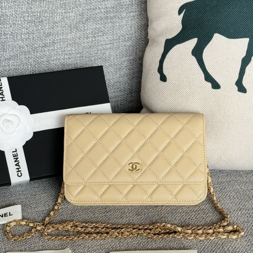 Chanel AAA Quality Messenger Bags In Gold For Women #1179505 $158.00 USD, Wholesale Replica Chanel AAA Quality Messenger Bags