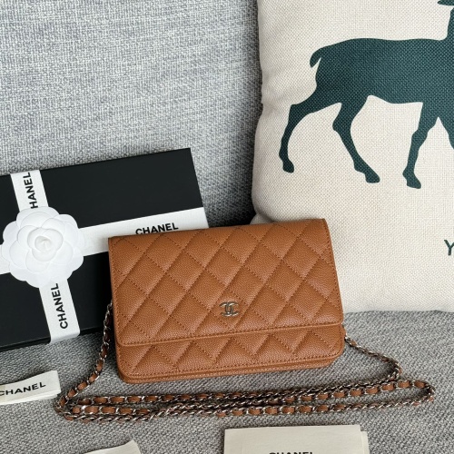 Chanel AAA Quality Messenger Bags In Silver For Women #1179508 $158.00 USD, Wholesale Replica Chanel AAA Quality Messenger Bags