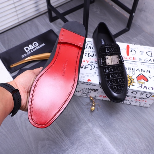 Replica Dolce & Gabbana D&G Leather Shoes For Men #1179732 $100.00 USD for Wholesale
