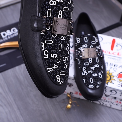 Replica Dolce & Gabbana D&G Leather Shoes For Men #1179733 $100.00 USD for Wholesale