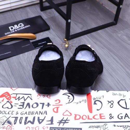 Replica Dolce & Gabbana D&G Leather Shoes For Men #1179736 $100.00 USD for Wholesale