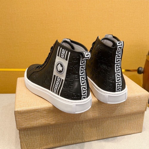 Replica Versace High Tops Shoes For Men #1179897 $80.00 USD for Wholesale