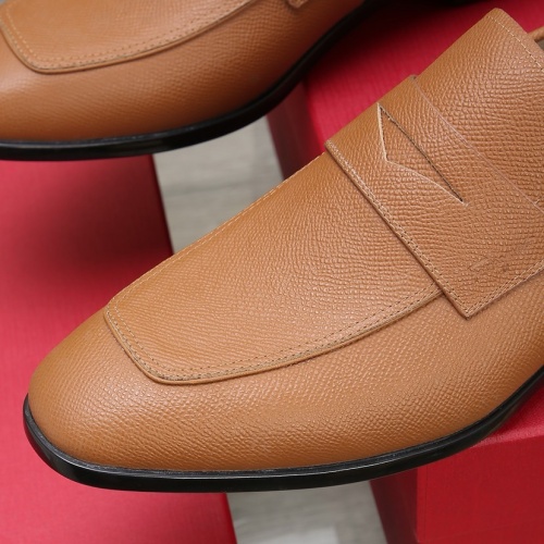 Replica Salvatore Ferragamo Leather Shoes For Men #1179928 $125.00 USD for Wholesale