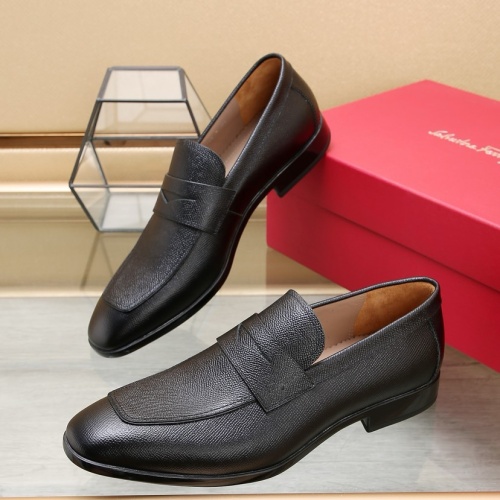 Salvatore Ferragamo Leather Shoes For Men #1179930 $125.00 USD, Wholesale Replica Salvatore Ferragamo Leather Shoes