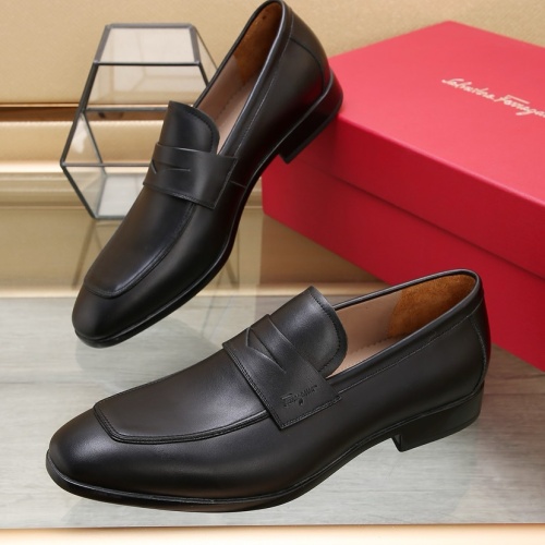Salvatore Ferragamo Leather Shoes For Men #1179931 $125.00 USD, Wholesale Replica Salvatore Ferragamo Leather Shoes