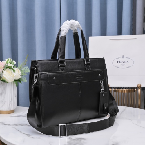 Replica Prada AAA Man Handbags #1179949 $98.00 USD for Wholesale