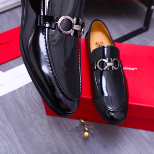 Replica Salvatore Ferragamo Leather Shoes For Men #1180034 $92.00 USD for Wholesale