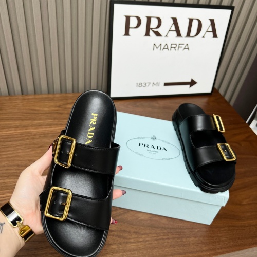 Replica Prada Slippers For Women #1180052 $96.00 USD for Wholesale