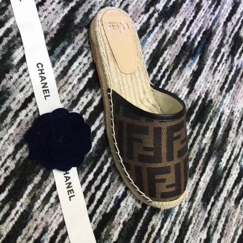 Replica Fendi Slippers For Women #1180056 $72.00 USD for Wholesale