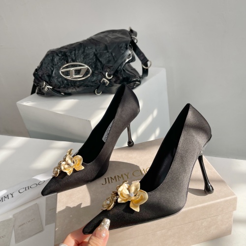 Replica Jimmy Choo High-Heeled Shoes For Women #1180080 $118.00 USD for Wholesale