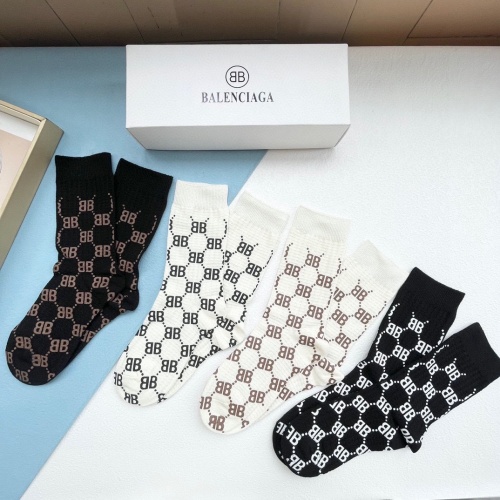 Replica Balenciaga Socks #1180141 $34.00 USD for Wholesale