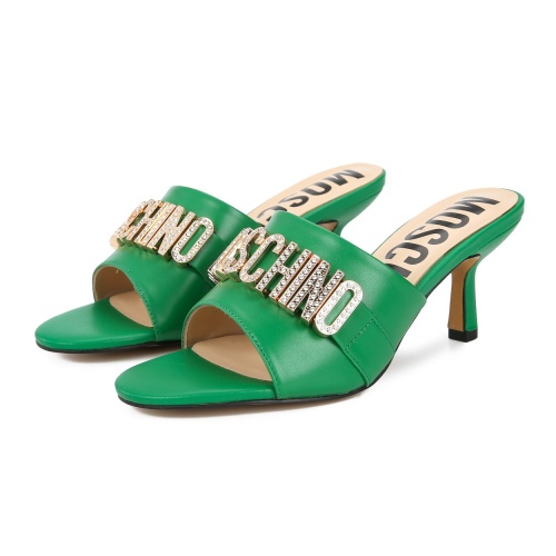 Moschino Slippers For Women #1180148 $88.00 USD, Wholesale Replica Moschino Slippers