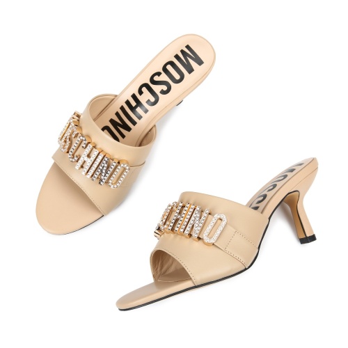 Replica Moschino Slippers For Women #1180153 $88.00 USD for Wholesale