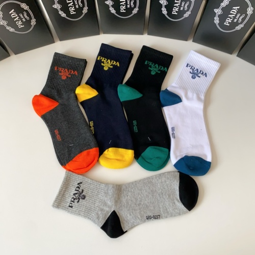 Replica Prada Socks #1180186 $29.00 USD for Wholesale