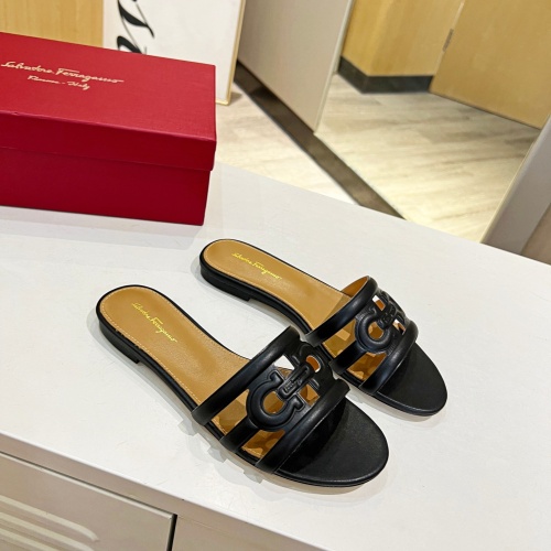 Replica Salvatore Ferragamo Slippers For Women #1180318 $80.00 USD for Wholesale