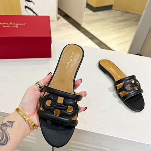 Replica Salvatore Ferragamo Slippers For Women #1180318 $80.00 USD for Wholesale