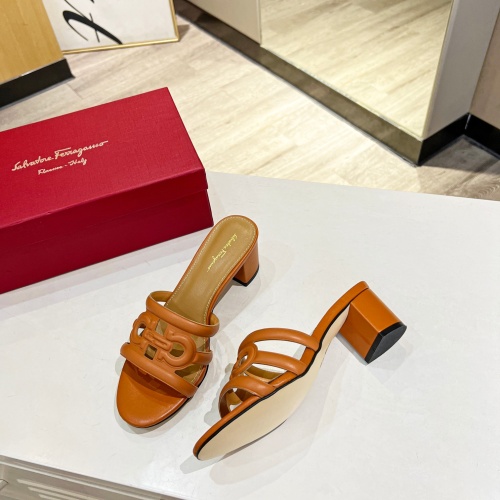 Replica Salvatore Ferragamo Slippers For Women #1180331 $82.00 USD for Wholesale