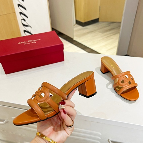 Replica Salvatore Ferragamo Slippers For Women #1180331 $82.00 USD for Wholesale