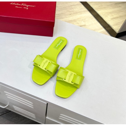 Salvatore Ferragamo Slippers For Women #1180358 $80.00 USD, Wholesale Replica Salvatore Ferragamo Slippers
