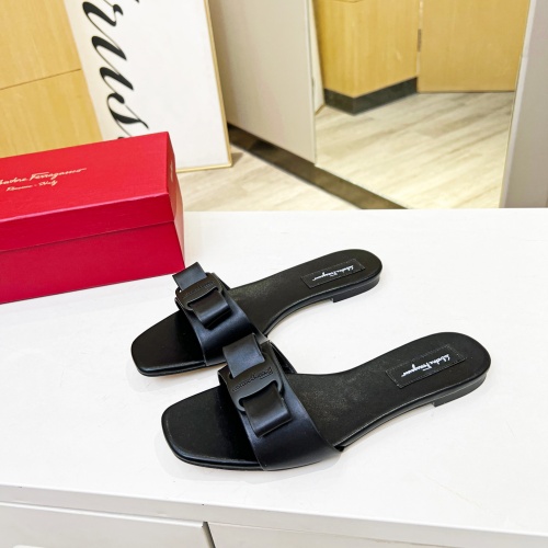 Replica Salvatore Ferragamo Slippers For Women #1180359 $80.00 USD for Wholesale