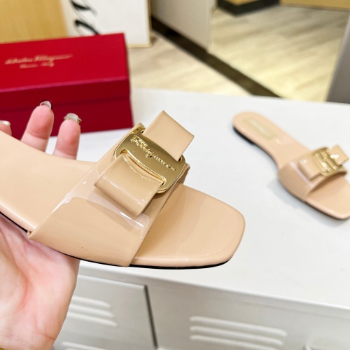 Replica Salvatore Ferragamo Slippers For Women #1180360 $80.00 USD for Wholesale