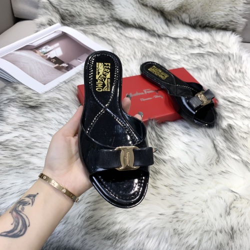 Replica Salvatore Ferragamo Slippers For Women #1180376 $42.00 USD for Wholesale
