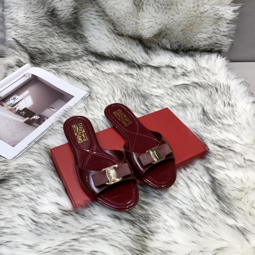 Replica Salvatore Ferragamo Slippers For Women #1180377 $42.00 USD for Wholesale