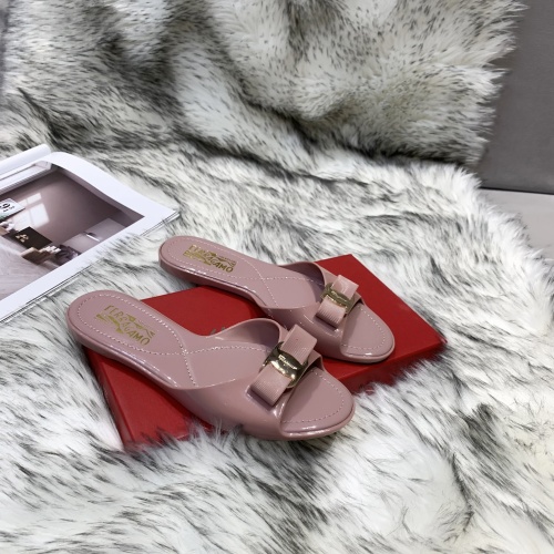 Replica Salvatore Ferragamo Slippers For Women #1180381 $42.00 USD for Wholesale
