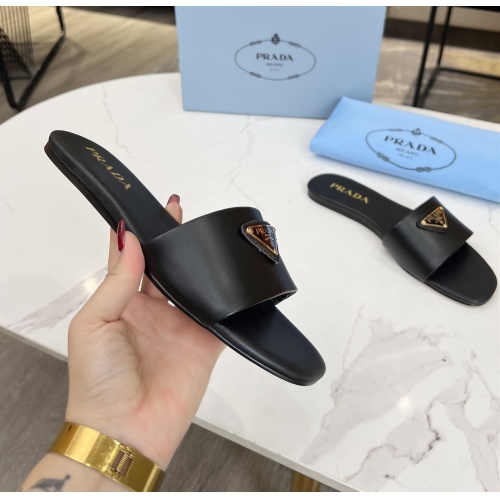 Replica Prada Slippers For Women #1180410 $82.00 USD for Wholesale