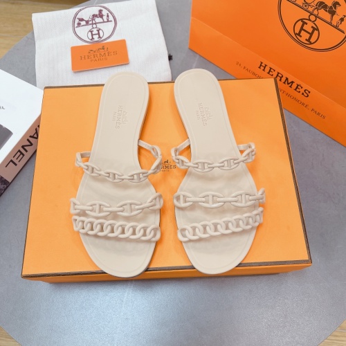 Replica Hermes Slippers For Women #1180467 $48.00 USD for Wholesale