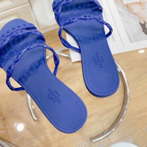 Replica Hermes Slippers For Women #1180470 $48.00 USD for Wholesale