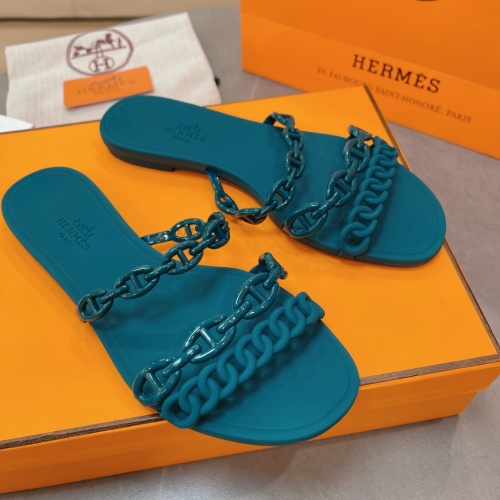 Replica Hermes Slippers For Women #1180471 $48.00 USD for Wholesale