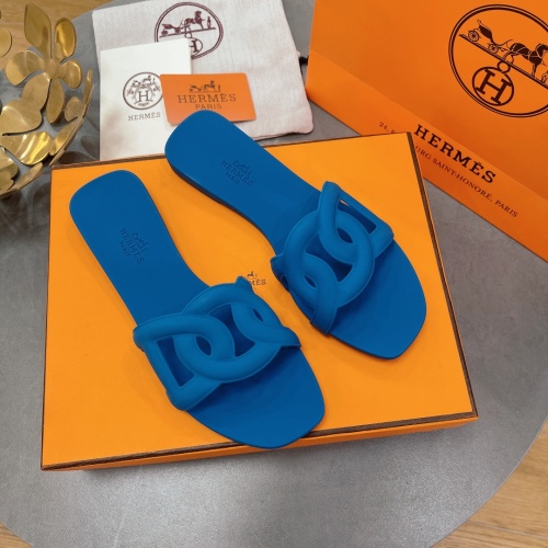 Replica Hermes Slippers For Women #1180478 $48.00 USD for Wholesale