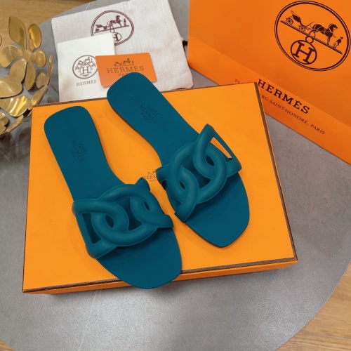 Replica Hermes Slippers For Women #1180480 $48.00 USD for Wholesale