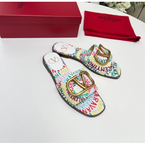Replica Valentino Slippers For Women #1180551 $82.00 USD for Wholesale