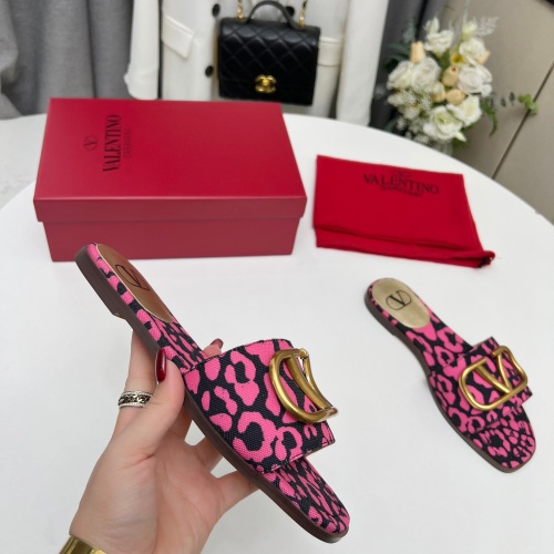 Replica Valentino Slippers For Women #1180553 $82.00 USD for Wholesale
