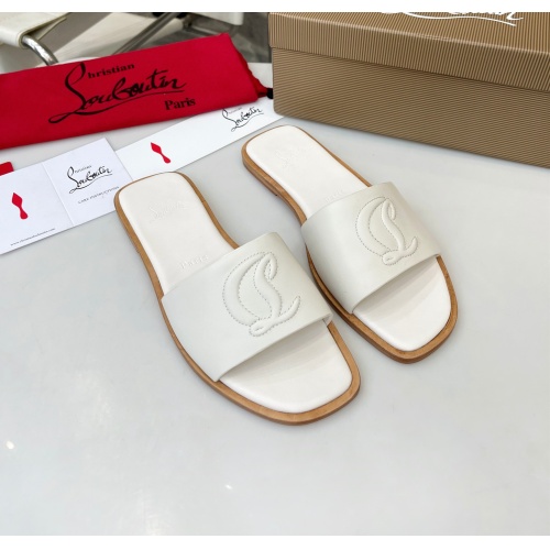Christian Louboutin CL Slippers For Women #1180631 $96.00 USD, Wholesale Replica Christian Louboutin CL Slippers