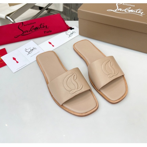 Christian Louboutin CL Slippers For Women #1180632 $96.00 USD, Wholesale Replica Christian Louboutin CL Slippers