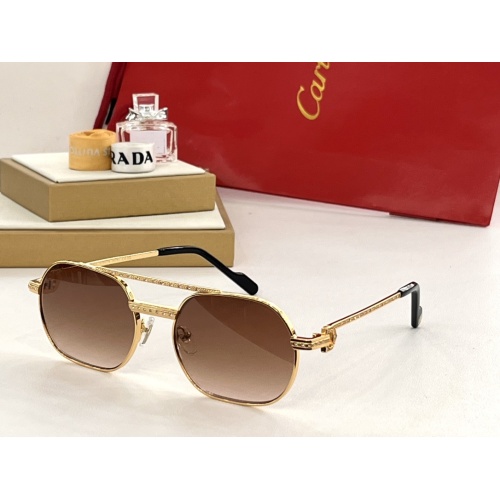 Cartier AAA Quality Sunglassess #1180706 $64.00 USD, Wholesale Replica Cartier AAA Quality Sunglassess