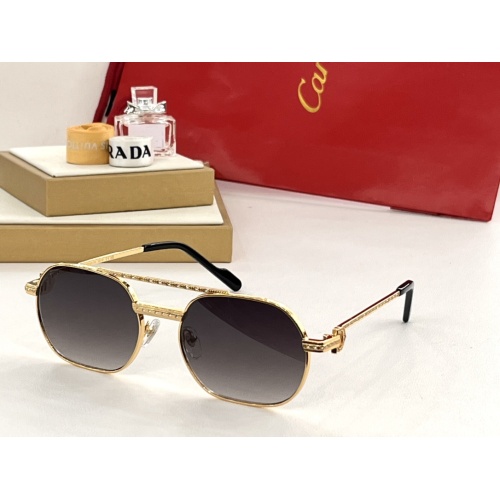 Cartier AAA Quality Sunglassess #1180708 $64.00 USD, Wholesale Replica Cartier AAA Quality Sunglassess