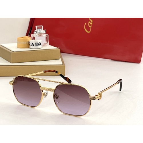 Cartier AAA Quality Sunglassess #1180709 $64.00 USD, Wholesale Replica Cartier AAA Quality Sunglassess