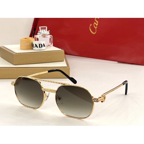 Cartier AAA Quality Sunglassess #1180710 $64.00 USD, Wholesale Replica Cartier AAA Quality Sunglassess